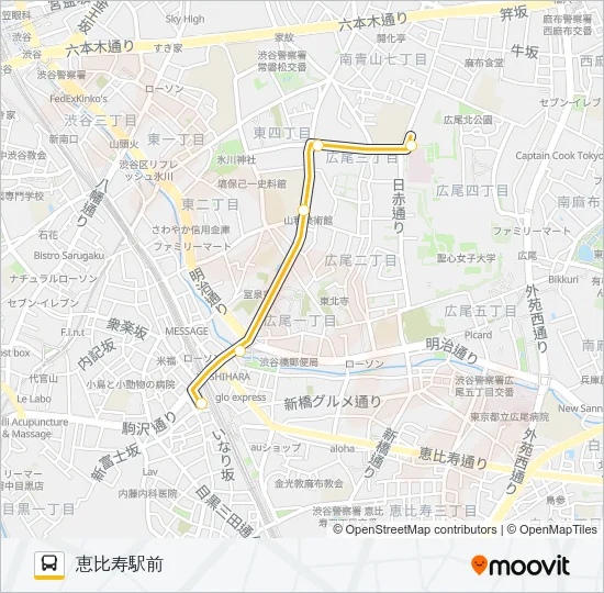 学０６ Bus Line Map