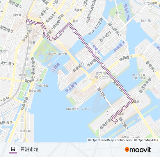 市０１ Bus Line Map