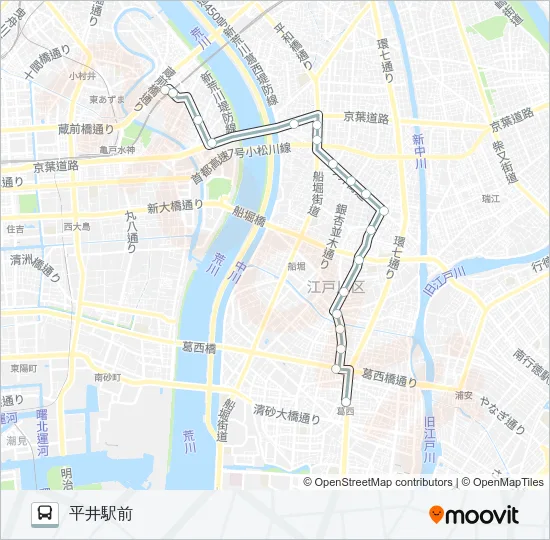 平２３ バスの路線図