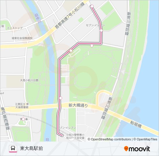 平２８ Bus Line Map