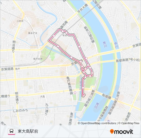 平２８ Bus Line Map
