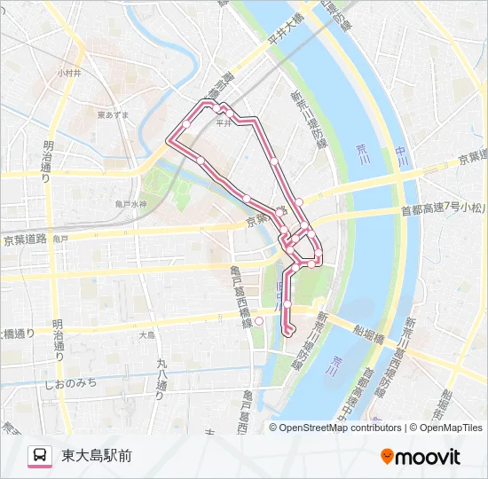 平２８ Bus Line Map