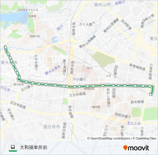 梅７０ Bus Line Map