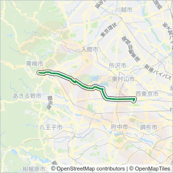 梅７０ Bus Line Map