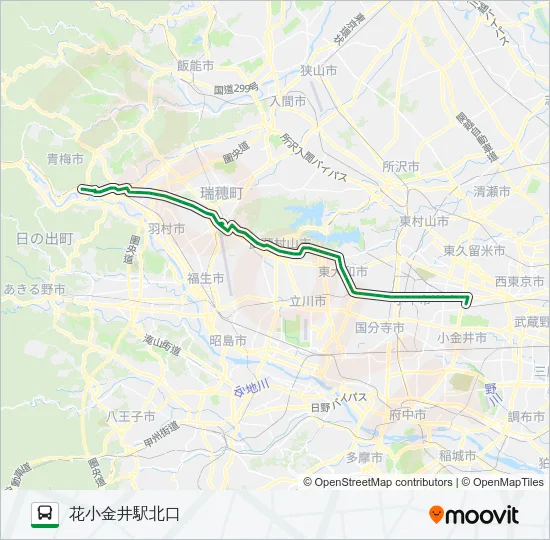 梅７０ Bus Line Map