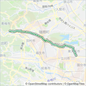 梅７０ Bus Line Map