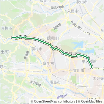 梅７０ Bus Line Map