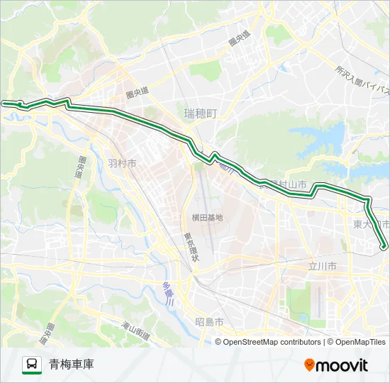 梅７０ Bus Line Map