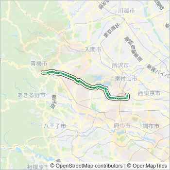 梅７０ Bus Line Map