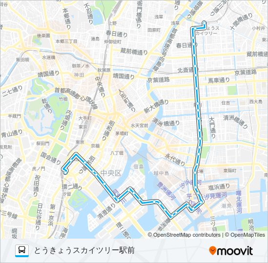 業１０ bus Line Map
