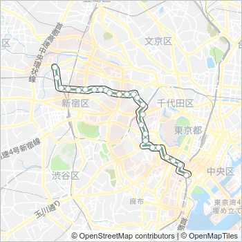 橋６３ Bus Line Map