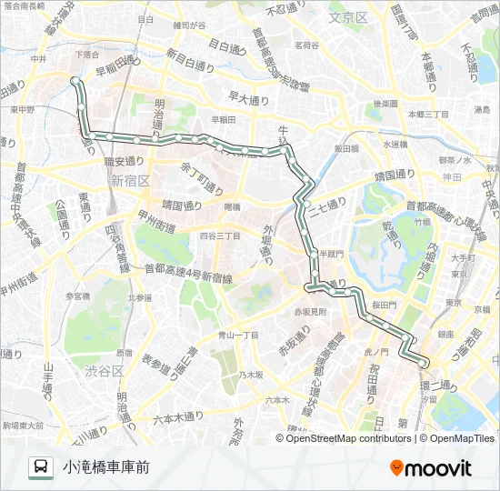 橋６３ Bus Line Map
