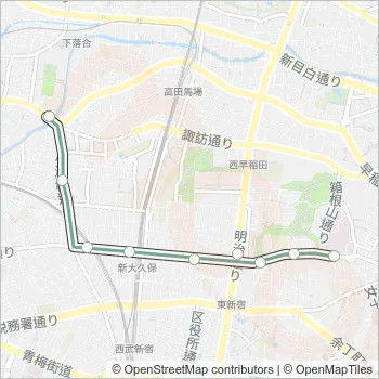 橋６３ Bus Line Map