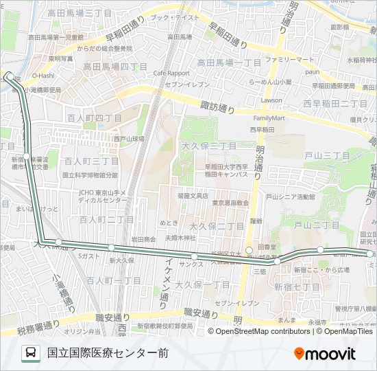 橋６３ Bus Line Map
