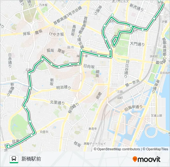 橋８６ Bus Line Map