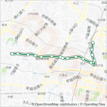 池６５ Bus Line Map