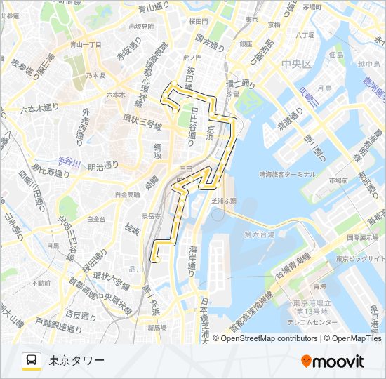 浜９５ Bus Line Map