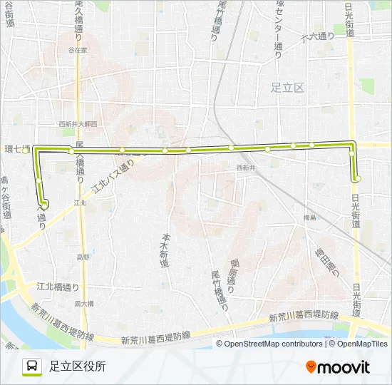 王４９ Bus Line Map