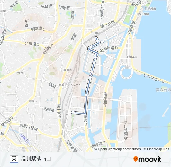 田９２ Bus Line Map