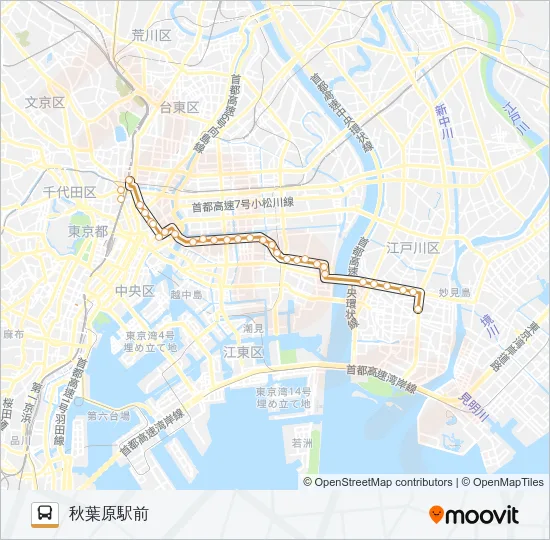 秋２６ バスの路線図