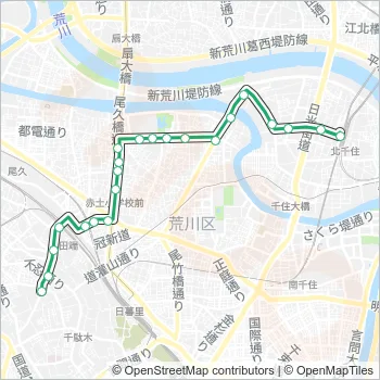 端４４ Bus Line Map