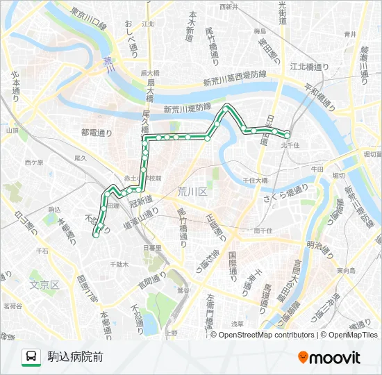 端４４ Bus Line Map
