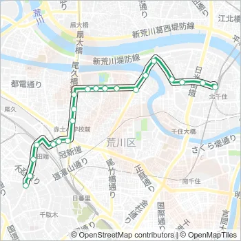 端４４ Bus Line Map