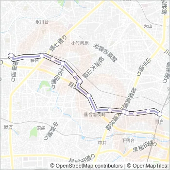 練６８ Bus Line Map
