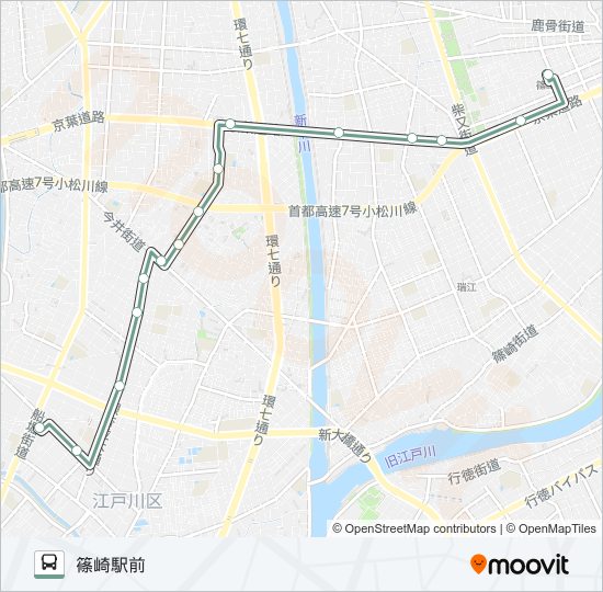 船２８ バスの路線図