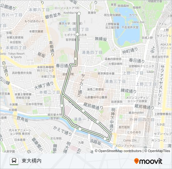 茶０７ Bus Line Map