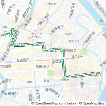 草２４ Bus Line Map