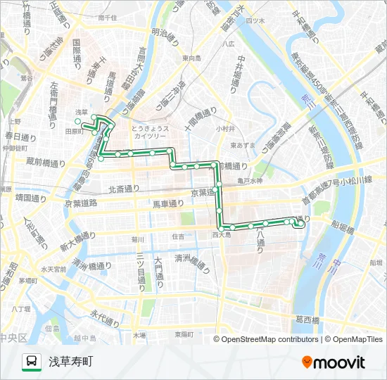 草２４ Bus Line Map