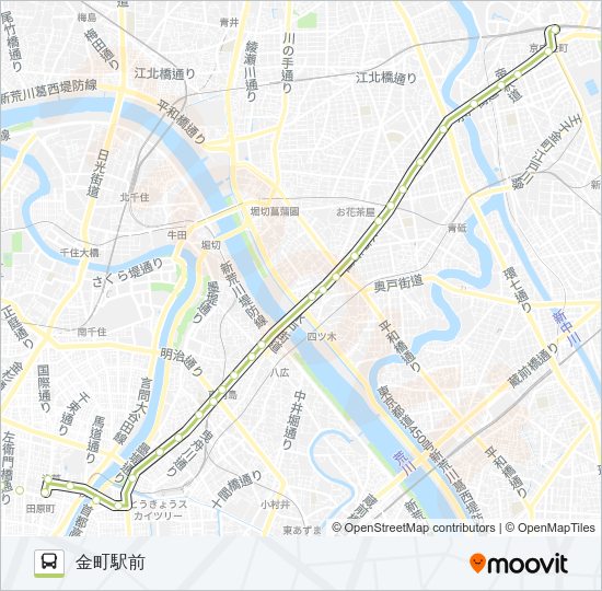 草３９ Bus Line Map