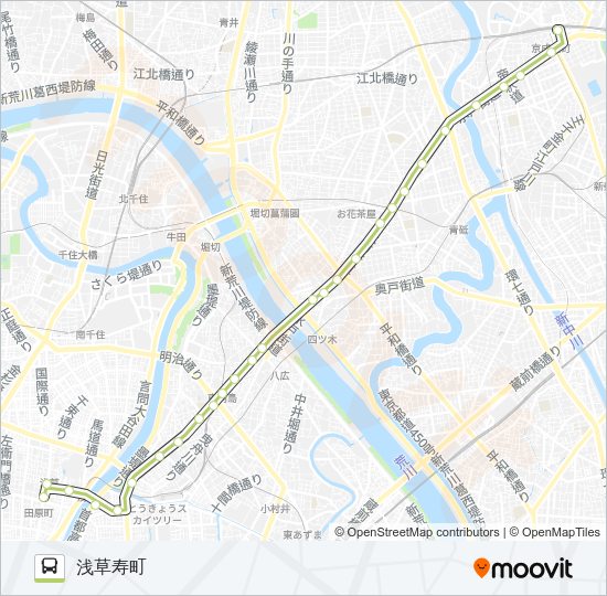 草３９ Bus Line Map