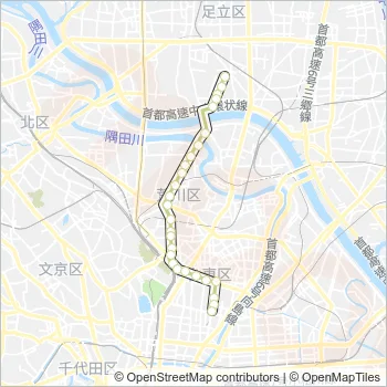 草４１ Bus Line Map