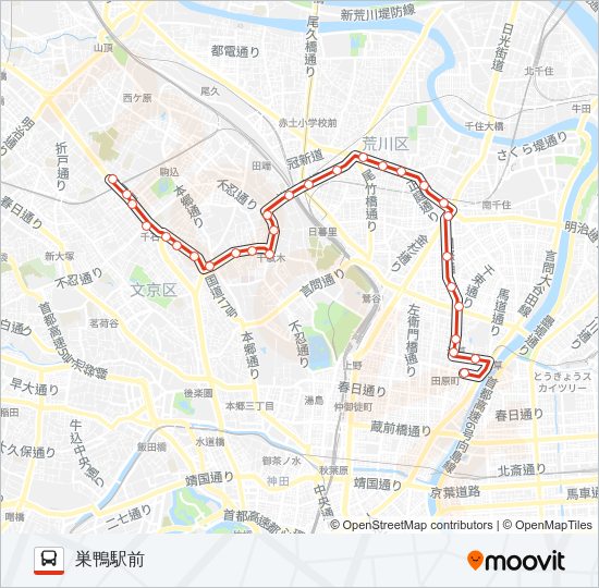 草６３ Bus Line Map