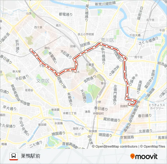 草６３ Bus Line Map