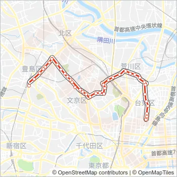 草６３ Bus Line Map
