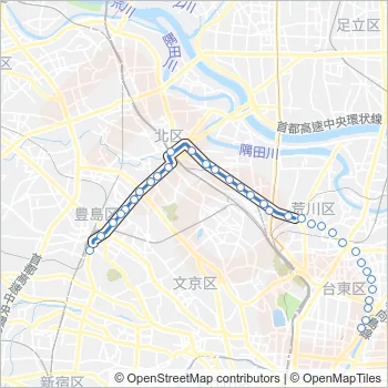 草６４ Bus Line Map