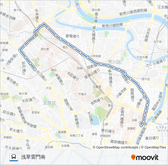草６４ Bus Line Map