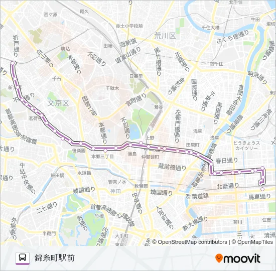都０２ バスの路線図