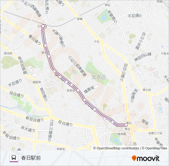 都０２ Bus Line Map