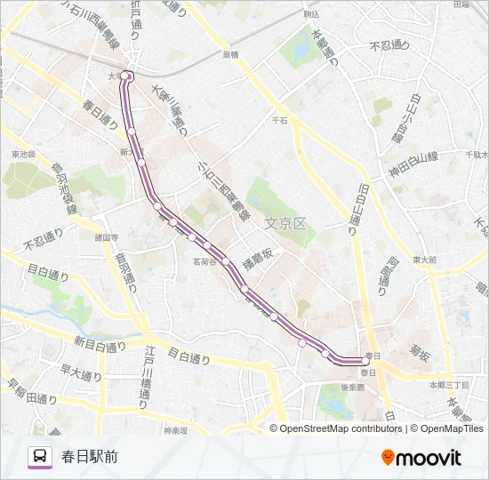都０２ バスの路線図