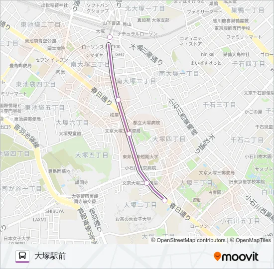 都０２ Bus Line Map