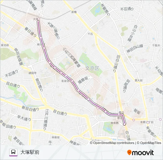 都０２ バスの路線図