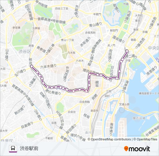 都０６ バスの路線図