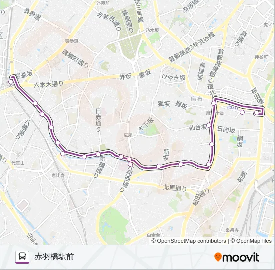 都０６ バスの路線図