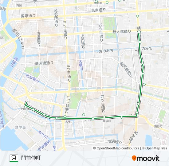 都０７ Bus Line Map