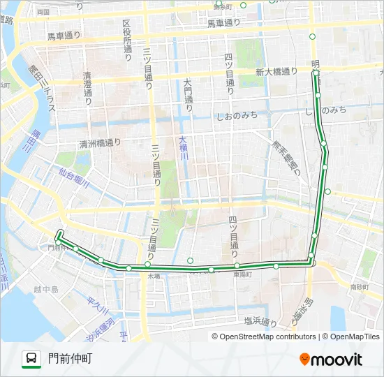 都０７ バスの路線図