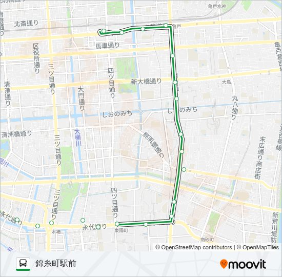 都０７ Bus Line Map